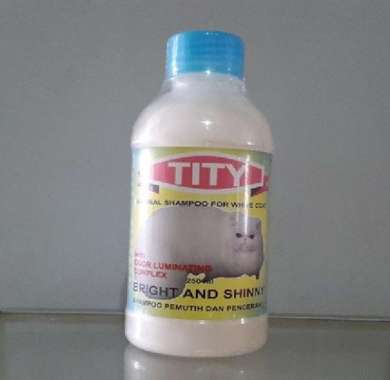 TITY SHAMPOO UNTUK ANJING & ANAK ANJING BERBULU PUTIH