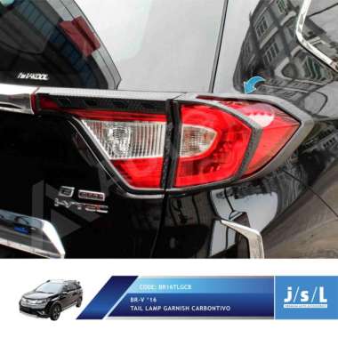 JSL Garnish Lampu Belakang for BRV carbontivo