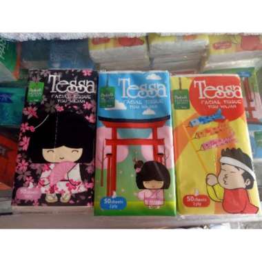 Jual Tisu Tissue Tessa Paseo Facial 50 Lembar Travelpack Tisu Wajah 50