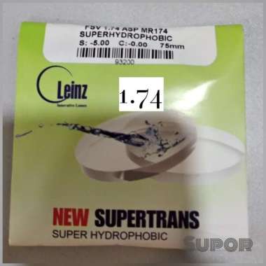Lensa Leinz 1.74 Lensa PALING TIPIS untuk minus Tinggi Cylinder