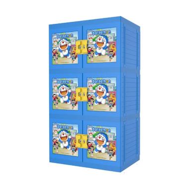 Jual Naiba 8573 Boneka Doraemon Lemari Pakaian Biru No 