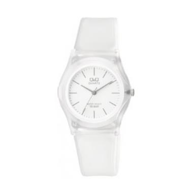 Jual Q&Q Watch QQ200 Rubber Jam Tangan Wanita - Putih 