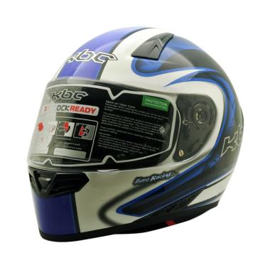 jual kbc vk zero helm black blue white jual kbc vk zero helm black blue white