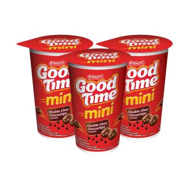 Jual Good Time Mini Double Choc Chocochips Cookies [40 g/3
