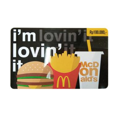 Jual McDonalds Gift Card Physic Voucher [Rp.500.000 @100 