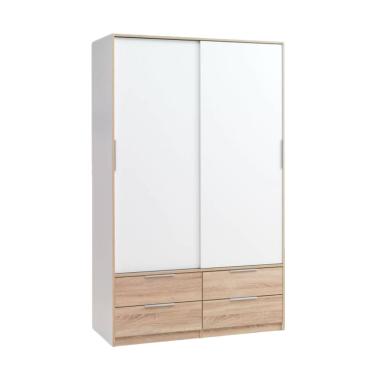 Jual JYSK Kjellerup Wardrobe Sliding  Door  Lemari  Baju  