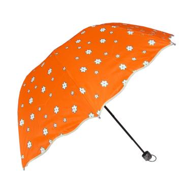 Jual Rainy Collections Bunga 3 Dimensi Payung - Orange 