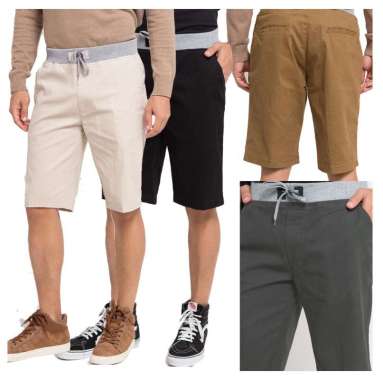 CELANA CHINOS KOLOR PENDEK PRIA DISTRO MURAH KEREN UKURAN XL - SPORTFASHION NAVY