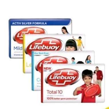 Sabun Mandi Lifebuoy 60gr 1 Buah / Pcs | Lifeboy Sabun Batangan 60 gr 1pcs (Warna Acak)
