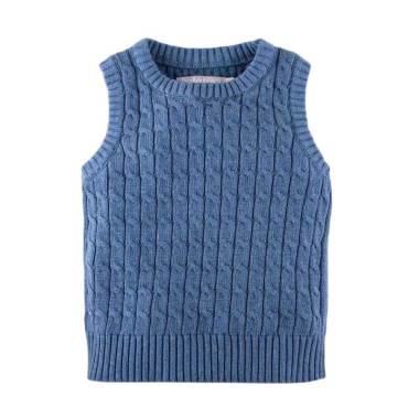 Jual Hello Mici Knitwear Baby Tom Vest Baju Bayi Blue Jual Hello Mici Knitwear Baby Tom Vest Baju Bayi Blue
