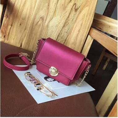 JT9193-wine Tas Pesta Selempang Elegan Import Batam