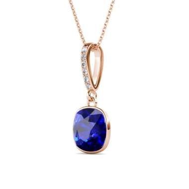 Squarish Drop Pendant Rose Gold
