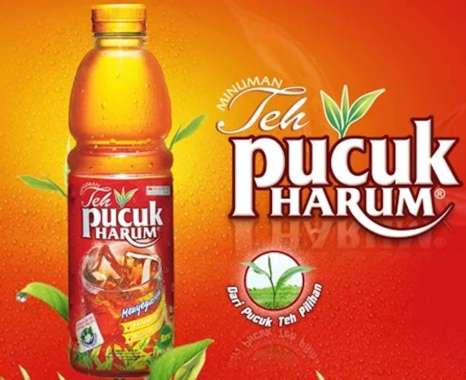 desain kemasan teh pucuk<br/>
