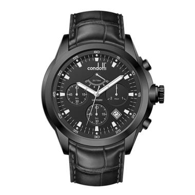 Jual Condotti Dettaglio Jam Tangan Pria - Hitam [CN1021