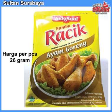 Jual Indofood Bumbu Racik Ayam Goreng 26 Gram Murah - Update Harga