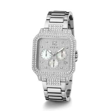Garansi Resmi Guess Original Ladies Watch Silver DECO GW0472L1
