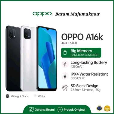 Jual Oppo A16 4 64 Bata m Original, Murah & Diskon November 2022 | Blibli