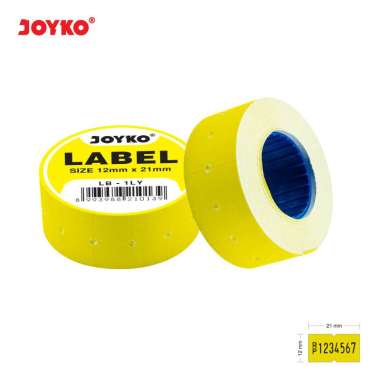 Joyko LB-1LY Price Label Label Harga yellow