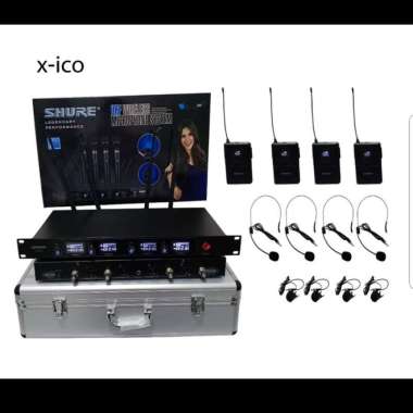 Jual Shure PGX 242 Wireless Microphone - Black [2 Mic