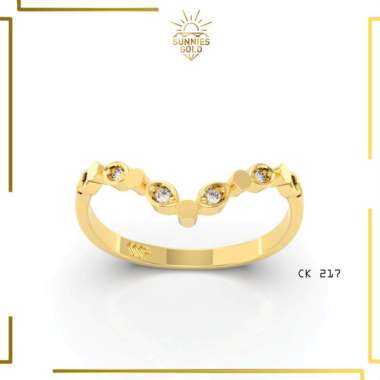 CINCIN EMAS ASLI KADAR 6K (300), 8K (375) & 16K (700) CINCIN MODEL AUREL VERSI TERBARU CANTIK ELEGAN