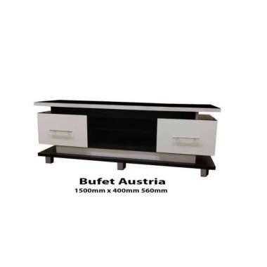 Meja Bufet / meja TV / Rak TV Austria cantik minimalis (khusus wilayah Palembang)
