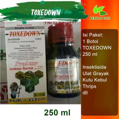 Toxedown 250 ml Insektisida Ulat Grayak Double Action multicolor