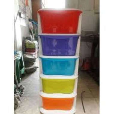 Jual LEMARI PLASTIK CLUB FLIP RAK SERBAGUNA SUSUN 5 Online