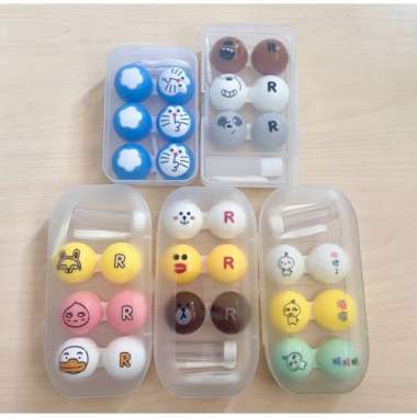 Naturalens Tempat Softlens 3 in 1 Karakter - Kotak Softlens Travel Kit ~B