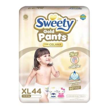 Jual Sweety Gold Pants Popok Bayi Celana [Size XL/ 44 pcs] Online April