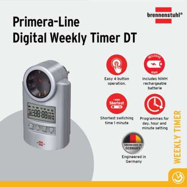 Brennenstuhl Primera-Line Kabel Extension Stop Kontak 8 Soket