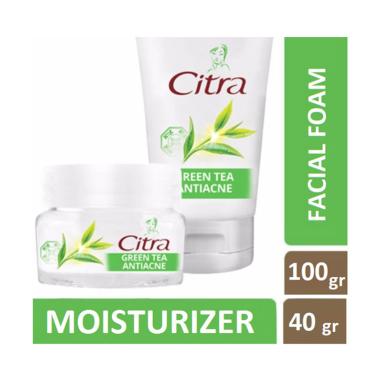 Jual CITRA Green Tea Anti Acne Facial Foam [100 gr 