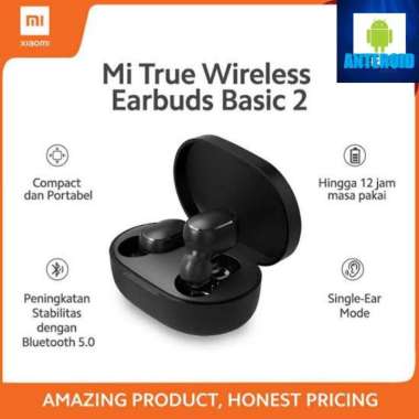 Jual Xiaomi Mi True Wireless Earbuds Basic 2 Black Juli 2022 - Garansi