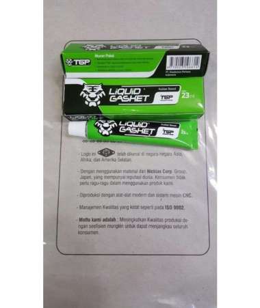 Lem Paking High Quality TGP Karet Rubber Based Liquid Gasket 23ml Perpak Packing NO RTV Silikon Sili