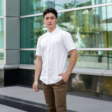 Jual Livehaf Kemeja Ciangi V2 Ls White Terbaru & Original - Harga Promo