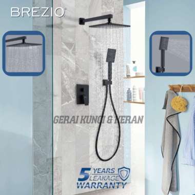 BREZIO FCBZ 3227 HITAM KERAN TANAM SHOWER MIXER BLACK SET HAND SHOWER