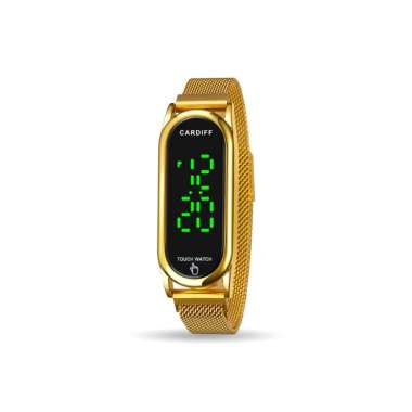 CARDIFF LED 1697 Jam Tangan Digital UNISEX Gold