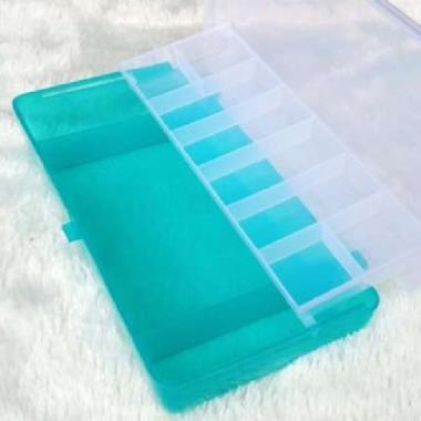 Box Pancing Penyimpanan Umpan Lure - Kotak Penyimpanan Alat Pancing Putih