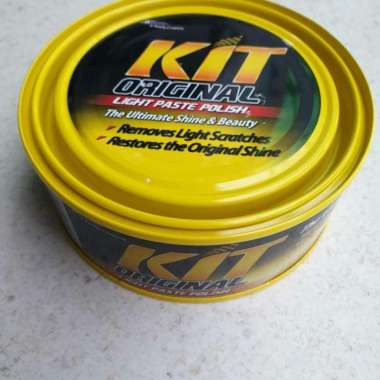 Kit Kaleng Kuning 225 Gr Original Paste Wax Poles Kompon Mobil