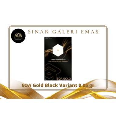 EOA GOLD 0.05 gram Black Variant TERMURAH Emas Mini Emas Batangan Logam Mulia 24 Karat Bersertifikat