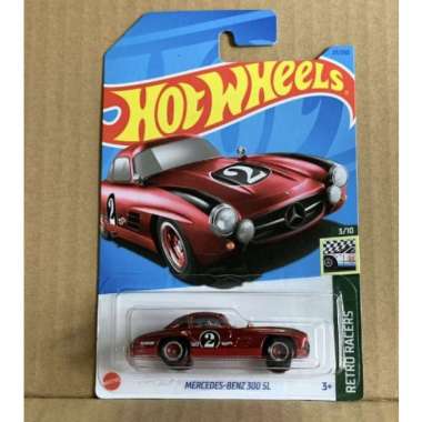 37662 HOT WHEELS CARTE US / RETRO RACERS 2023 SUPER TREASURE HUNT / M.B 300 SL