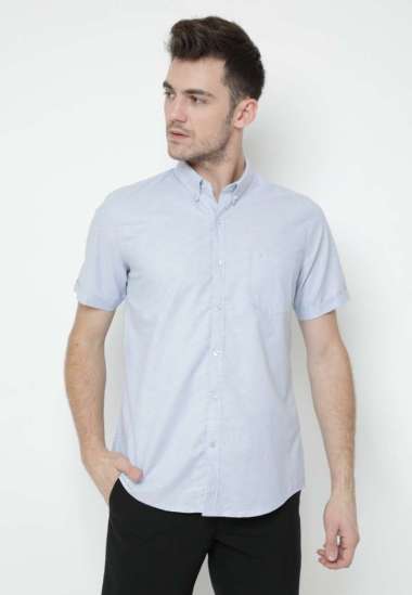 Jual Giordano Oxford C   heck Kemeja Lengan Panjang Pria