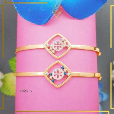 GELANG EMAS ASLI KADAR 375 DAN KADAR 300 GELANG BANGKOK EMAS GELANG WANITA SIMPEL ELEGAN GB 25-4 6K