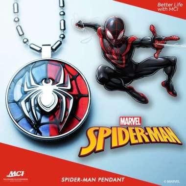 Kalung Kesehatan Pendant MARVEL SPIDERMAN MCI (100% Original)