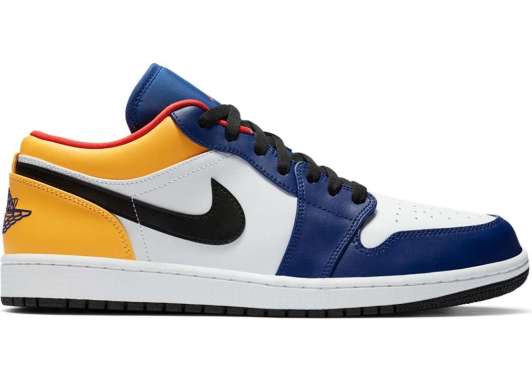 aj1 low blue yellow