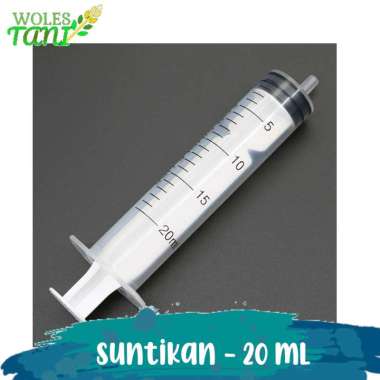 Spuit Suntikan Alat Ukur Nutrisi Hidropponik 20 ml Multicolor