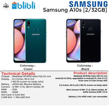 Samsung A10 - Harga Terbaru Maret 2021 | Blibli.com