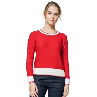 Vonie Flatknit Top Minimal - Jual Baju Merah Putih Wanita Harga Menarik vonie flatknit top minimal jual baju merah putih wanita harga menarik