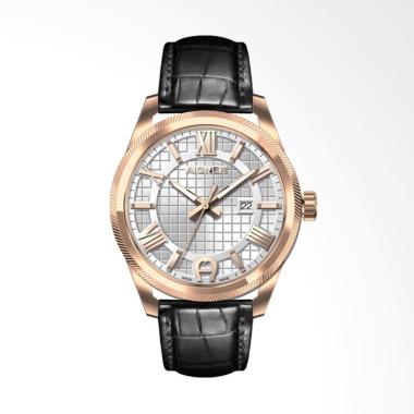 Aigner Jam Tangan Pria 24144C Black/ Silver