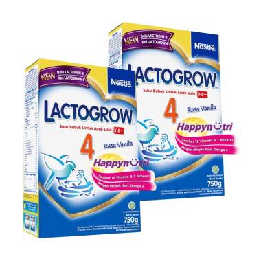 Jual Buy 2 - Nestle Lactogrow 4 Vanila Susu Fomula [750 g