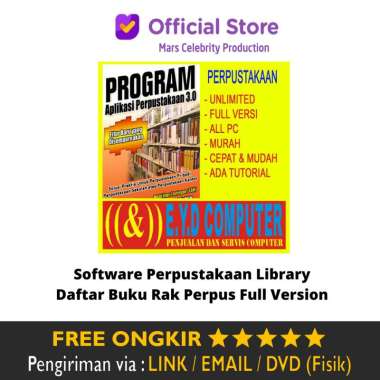 Software Perpustakaan Library Daftar Buku Rak Perpus Full Version